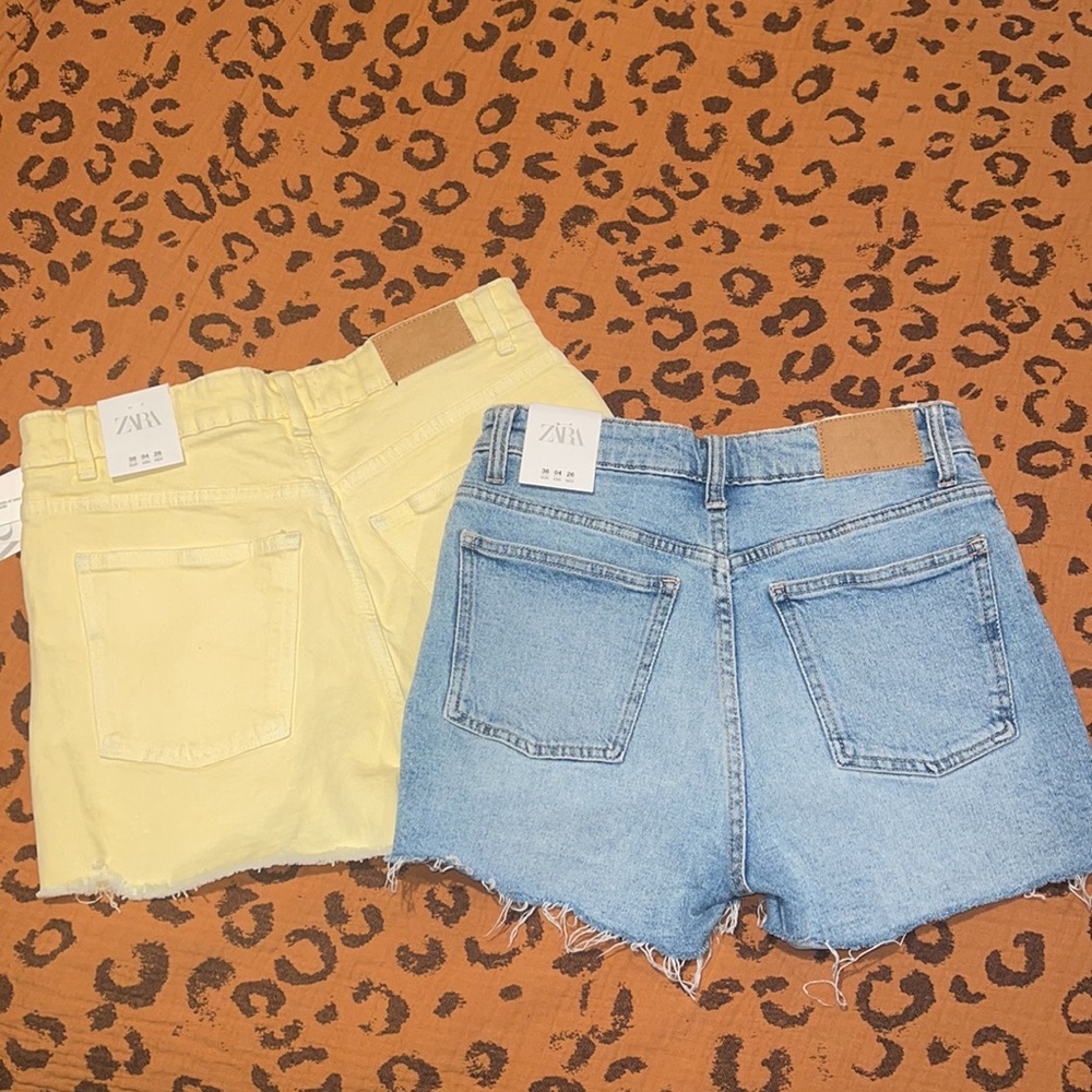 ZARA HIGH RISE SHORTS - Picture 2 of 8